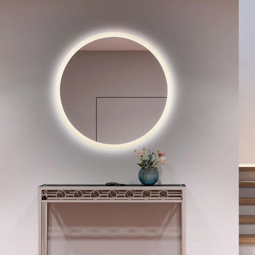 Espejo LED Redondo con Iluminación Frontal Ø 600mm