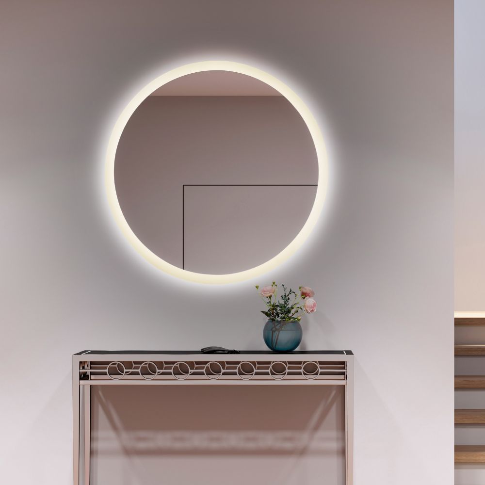 Esivalgustusega ümmargune LED-peegel Ø 800mm