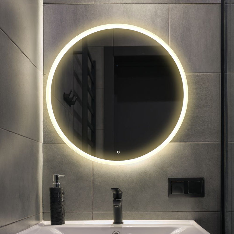 Round LED mirror with front lighting Ø 1000mm