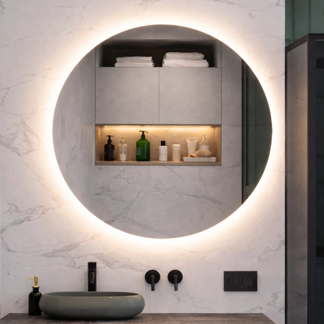 round led mirror 700 cm rear ligthing